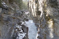 09 Lower Falls In Johnston Canyon In Winter.jpg